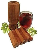 Vijaysar Wood Glass – Natural Wellness in Every Sip